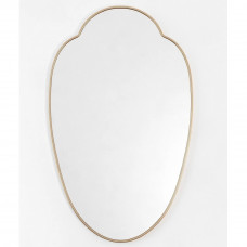 Зеркало фигурное в тонкой золотой раме Milis Gold (Милис) Smal 55*89 см 